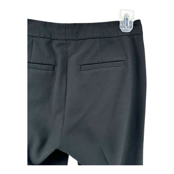 Tibi Women’s 2 Black Dress Pants Zip Office Career Trouser Flat Front - Picture 4 of 14